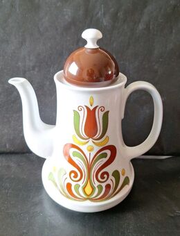 Bayreuther Waldsassen Porzellan Kaffeekanne Teekanne Kanne 1L Deckel höhe 23cm - Essen