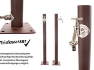 TRINKWASSER Wassersäule TSRG 650 Rost Optik braun rund - Hiddenhausen