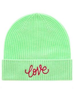 Zwillingsherz Beanie Beanie mit Love Stickerei (Packung) mit dekorativer Stickerei