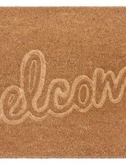 HANSE Home Fußmatte Welcome, Türmatte, rechteckig, Höhe: 15 mm, Kokos, Schmutzfangmatte, Outdoor, Rutschfest, Innen, Kokosmatte, Flur