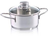 Fissler Kochtopf Häppchen, Edelstahl 18/10 (2-tlg), Induktions-geeignet, inklusive Glasdeckel