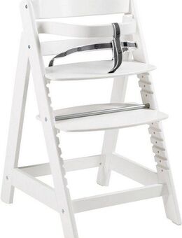 roba® Hochstuhl Treppenhochstuhl Sit Up Click, weiß, aus Holz