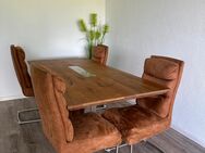 Esstisch Echtholz 250€ mit Stühle - Hamburg