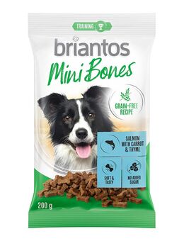 Briantos Mini Bones Getreidefreie Rezeptur für Hunde 200 g - 2 x 200 g mit Ente, Erbse & Cranberry