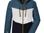 Killtec Skijacke KSW 45 MN SKI JCKT Trendige, wasserdichte Skijacke mit abnehmbarer Kapuze und Schneefang