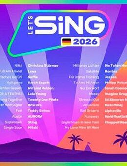 Let's Sing 2026 German Version Nintendo Switch