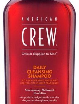 American Crew Haarshampoo Daily Cleansing Shampoo 250 ml, 1-tlg., Glanz für Herren aller Haartypen, vegan und feuchtigkeitsspendend.