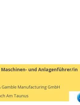 Ausbildung Maschinen- und Anlagenführer/in (m/w/d) - Schwalbach (Taunus)