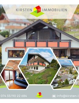 Naturnahes 260m² Mehrgenerationenhaus auf der Schwäbischen Alb, 650m² Grundstück mit Panoramablick! - Burladingen