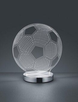 Reality Leuchten LED Tischleuchte Ball, mehrere Helligkeitsstufen, LED fest integriert, Farbwechsler, Tischlampe in Fussball-Optik, Lichtfarbe wechselbar 3000 bis 5000 K