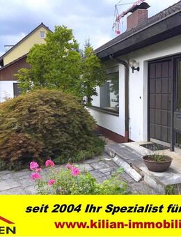 KILIAN IMMOBILIEN! BUNGALOW / EFH MIT 194 M² WFL IN GROßSCHWARZENLOHE /WENDELSTEIN! 905 M² GRUND* UNTERGESCHOSS AUSGEBAUT* 3 GARAGEN* KAMINÖFEN* SAUNA - Wendelstein