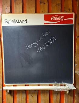 Kegelbahn Kreidetafel Coca-Cola 100x100 cm - Stuttgart