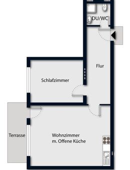 Renovierte 2 Zimmerwohnung mit Balkon und Aufzug! - Fröndenberg (Ruhr)