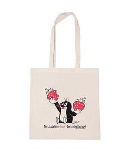 LOGOSHIRT Henkeltasche Baumwolltasche Der kleine Maulwurf, mit coolem Motiv