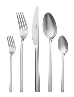 Hanseatic Besteck-Set SMART, in matter Optik (30-tlg), 6 Personen, Edelstahl 18/10, leichtes und minimalistisches Design