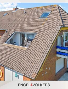 Zuhause mit zwei Einheiten - Ihre DG-Wohnung mit Balkon & Dachterrasse - Norden