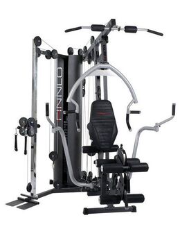 Finnlo by Hammer Kraftstation Autark 6000, 20 Gewichtsblöcke (Butterflystange, Latzug, Ruderfunktion und mehr), multifunktionale Fitnessstation, max. Trainingsgewicht 110 kg