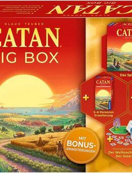 Kosmos Spiel CATAN Big Box 2025, Strategiespiel, Made in Germany
