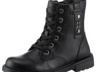 Geox J ECLAIR GIRL M Schnürboots Bikerboots, Winterstiefel, Boots mit modischem Blockabsatz