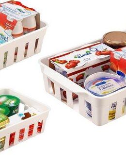 Ruco Aufbewahrungssystem, Kunststoff, (Set, 6-tlg), für den Kühlschrank, Kunststoff, je 2 Körbe in 3 verschiedenen Größen