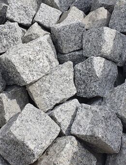 Granit Pflastersteine 1 Tonne Naturstein 9/11 grau DIN EN 1342 - 1000 kg - Wuppertal