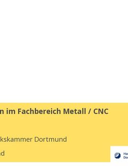 Ausbilder*in im Fachbereich Metall / CNC (m/w/d) - Dortmund
