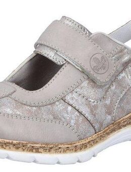 Rieker Klettschuh, Slipper, Halbschuh, Freizeitschuh, Sneaker, Keilabsatz in Korkoptik