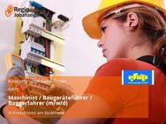 Maschinist / Baugeräteführer / Baggerfahrer (m/w/d) - Kressbronn (Bodensee)