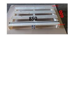 Einwegpalette (unbenutzt) 850 mm x 600 mm x 130 mm - Leopoldshöhe