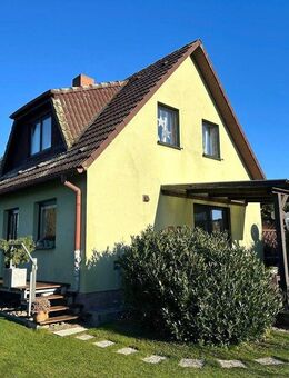 HORN IMMOBILIEN ++ charmantes Einfamilienhaus mit schönem Grundstück in Göritz bei Prenzlau - Göritz