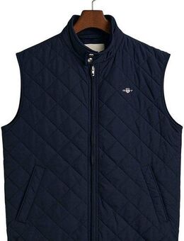 Gant Steppweste QUILTED WINDCHEATER VEST mit Wattierung aus recyceltem Polyester