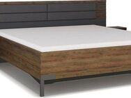 rauch Bettanlage Bett Doppelbett Futonbett BAREA, mit Hängenachttischen und Kopfteil mit Polsterauflage