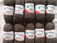 500g Frottee Garn von Wolly Hugs 100% Baumwolle dunkelbraun in 23747