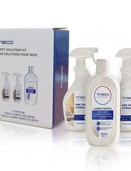 Tineco Vorbehandlungslösung und Teppichreiniger (Set, [- 2x500ml Vorbehandlungslösung and 1x1Liter Teppichreiniger Ideal zum Reinigen von Teppichen und Polstermöbel)