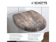 Schütte WC-Sitz Old Wood, Duroplast, mit Absenkautomatik und Schnellverschluss