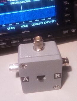 IC 705/FT 817-8 Mini-BNC Antennenumschalter Made in Germany - Rosenheim
