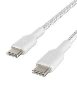 Belkin Geflochtenes BOOST CHARGE USB-Kabel, USB-C, (15 cm), USB-C / USB-C