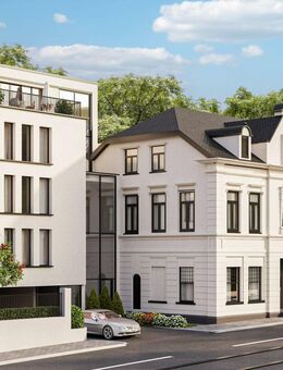 Dachgeschosswohnung mit zwei Balkonen in der denkmalgeschützten Löwenburg - Düsseldorf