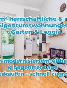 Reuter Immobilien Herrschaftliche ca. 91 m² 3-Raum-Wohnung in ruhiger Lage mit Garage & Gartenanteil - Apolda