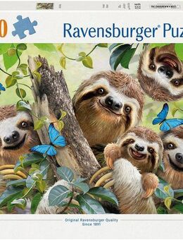 Ravensburger Puzzle Faultier Selfie, 500 Puzzleteile, Made in Germany
