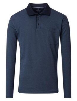 CASAMODA Langarm-Poloshirt CASAMODA Polo-Shirt Langarm gestreift