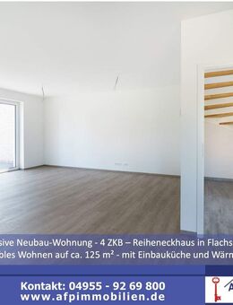 ***Exklusive Neubau-Wohnung - 4 ZKB - Reiheneckhaus in Flachsmeer*** - Westoverledingen
