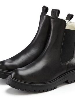 Elbsand Chelseaboots Stiefelette Stiefel, Boots, Winterstiefel, Schlupfstiefel aus Leder mit Warmfutter