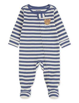 HUGGIES babywear Schlafoverall HUGB FOOTED COVERALL mit süßer Bärchenstickerei