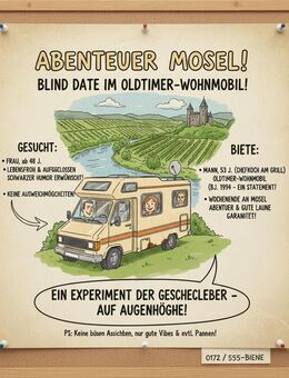Abenteuer Mosel: Blind-Date im Oldtimer-Wohnmobil! (Freundschaftsbasis) - Andernach