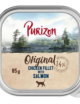 Purizon Original Schale 6 x 85 g - Hühnerfilet mit Lachs