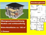 Steinbergkirche, freie OG-Wohnung, Neubau u. schlüsselfertig - Steinbergkirche