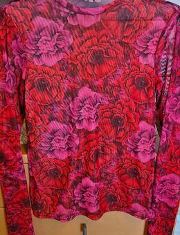 Neu Langarm Shirt LaMilla Rosen floral rot pink Gr. S/M - Beilngries