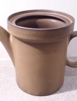 Melitta Holstein  Ceracron braun:  1 Kaffeekanne und 3 Untertassen 16,5 cm  zus. nur 5,-  Vintage Retro Keramik - Flensburg