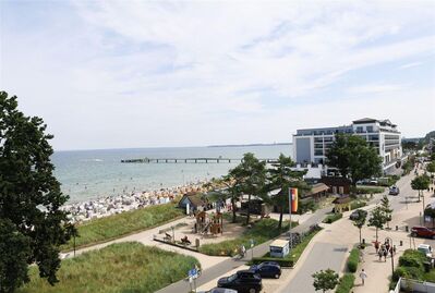 Exklusives Ferien-Apartment in 1. Reihe an der Ostsee - Meerblick - Strand und mitten drin !